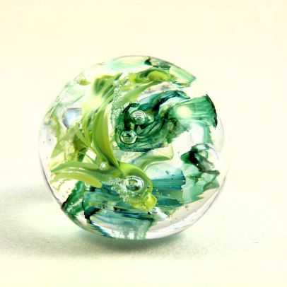 Briefbeschwerer Cosmos Grün